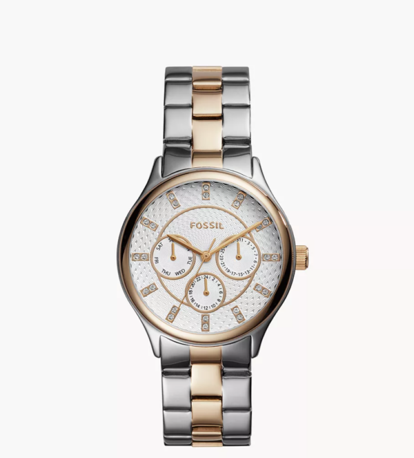 Fossil Modern Sophisticate Multifunction Two Tone Watch Women (bq1564)
