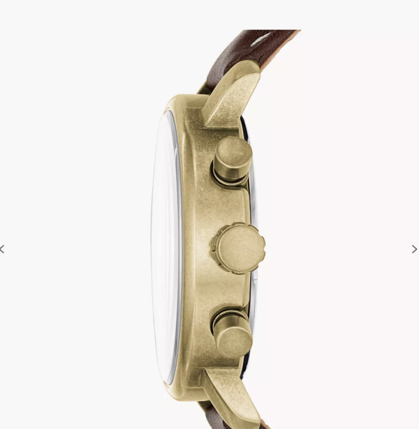 Fossil Rhett Chronograph Brown Leather Watch Men (bq2099) - Image 3