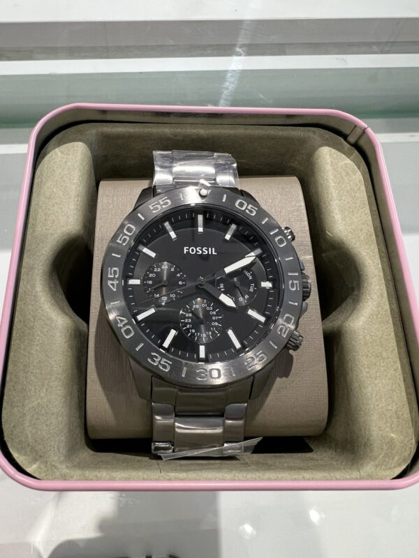 Fossil Bannon Multifunction Smoke Stainless Steel Watch Men (BQ2705) - Image 5