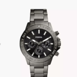Fossil Bannon Multifunction Smoke Stainless Steel Watch Men (BQ2705)
