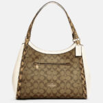 Coach Kristy Shoulder Bag In Color Block Signature (khaki Chalk Multi)