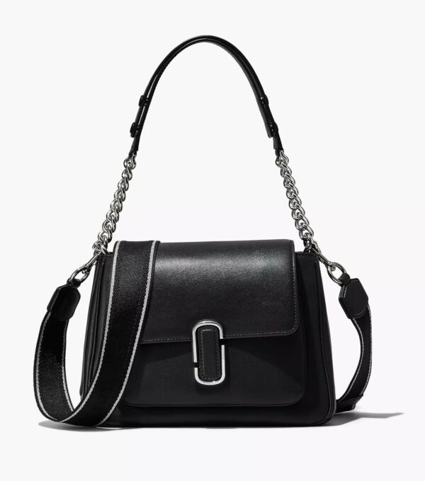 Marc Jacobs The J Marc Chain Medium Satchel (Black)