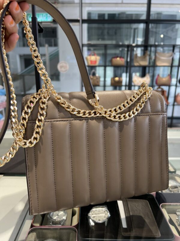 Michael Kors Whitney Medium Flap Chain Quilted Shoulder Bag (Dusk) - Image 5