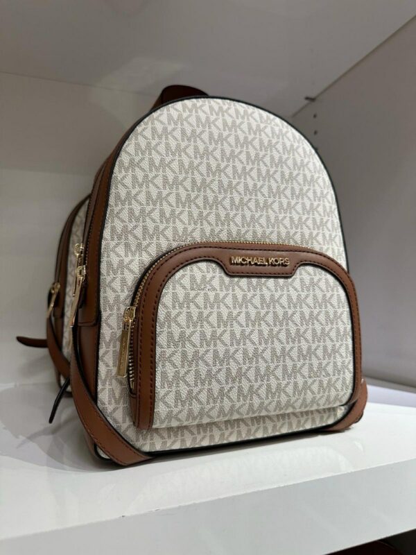 Michael Kors Jaycee Medium Logo Backpack (vanilla) - Image 2