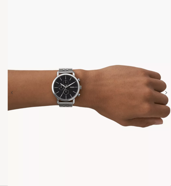 Fossil Luther Chronograph Stainless Steel Watch Men (BQ2328IE) - Image 2