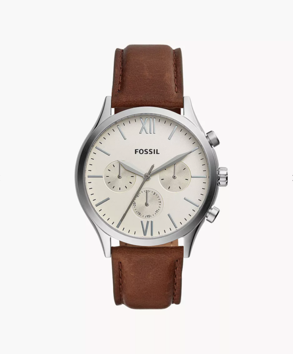 Fossil Fenmore Multifunction Brown Leather Men Watch (BQ2363)