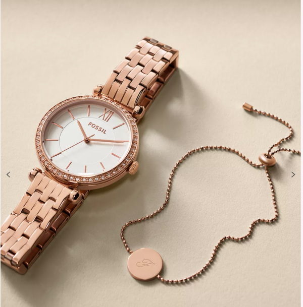 Fossil Tillie Three-hand Rose Gold Tone Stainless Steel Watch Women (BQ3497) - Image 2