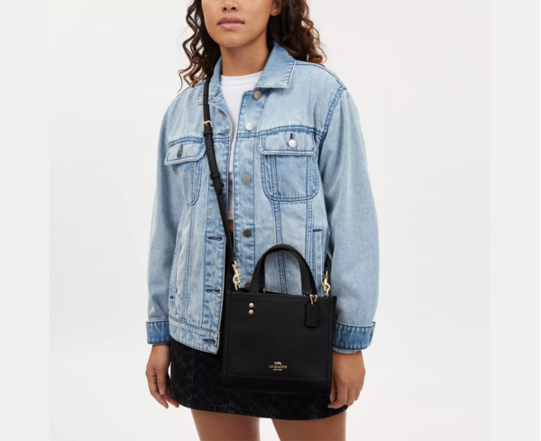 Coach Dempsey Tote 22 (black) - Image 2