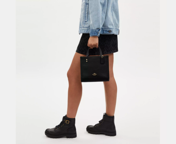Coach Dempsey Tote 22 (black) - Image 3