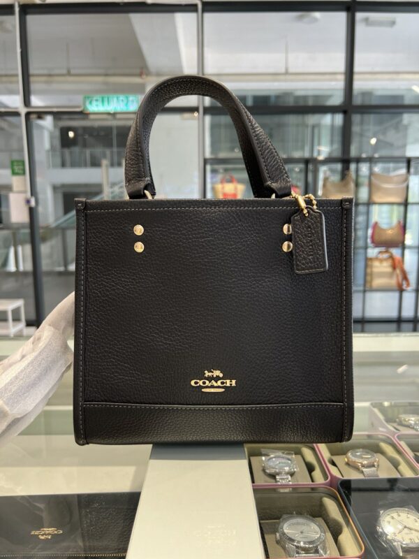 Coach Dempsey Tote 22 (black) - Image 5