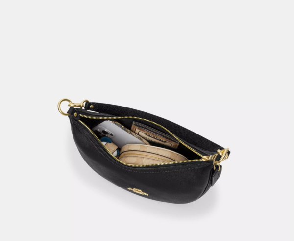 Coach Aria Shoulder Bag (Black) - Image 5