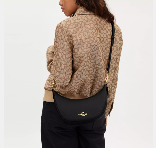 Coach Aria Shoulder Bag (Black) - Image 4