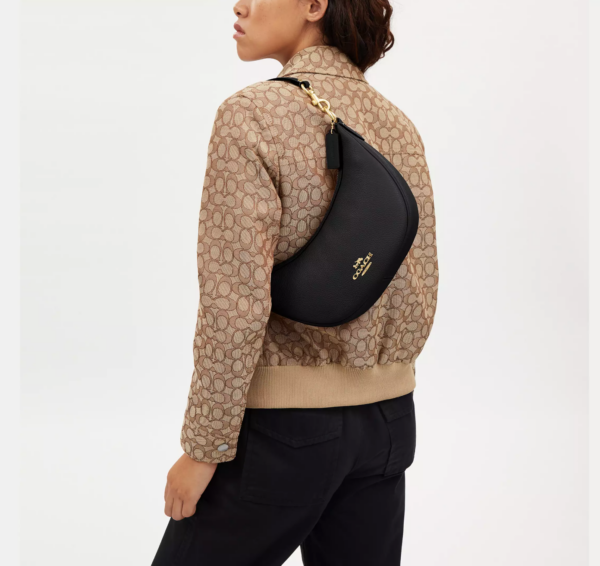 Coach Aria Shoulder Bag (Black) - Image 3