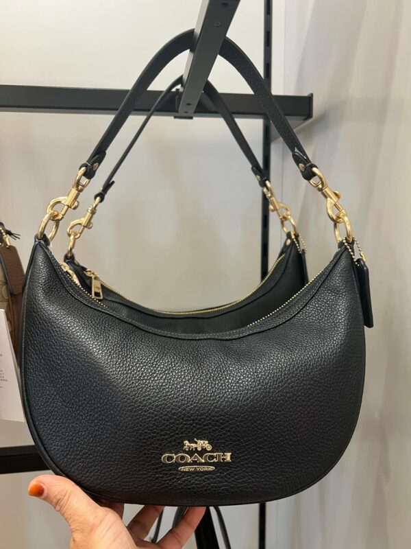 Coach Aria Shoulder Bag (Black) - Image 2