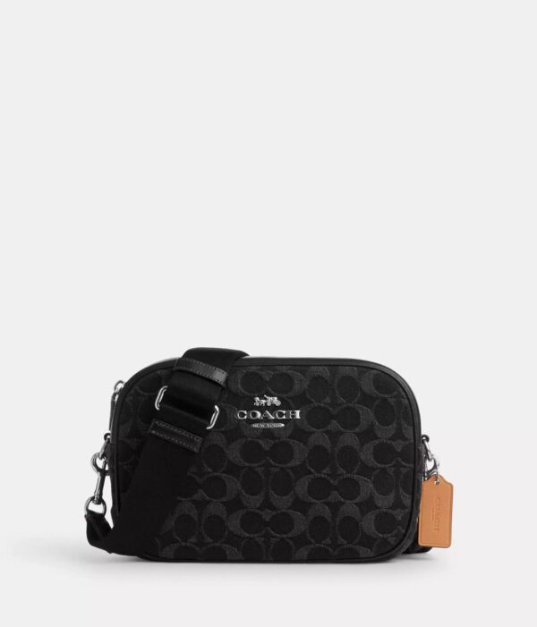 Coach Jamie Camera Bag In Signature Denim (Black)