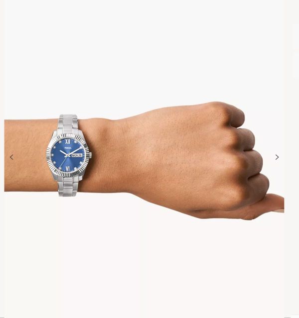 Fossil Scarlette Three-hand Day Date Stainless Steel Watch Women (es5197) - Image 2