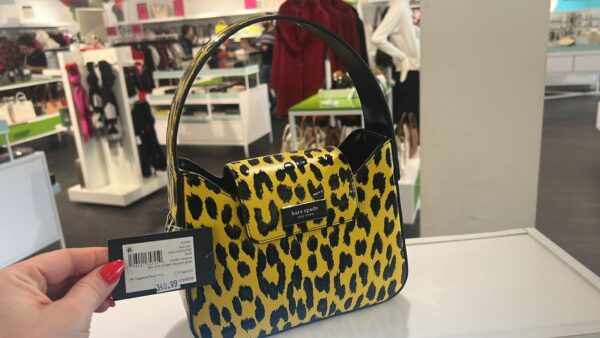 Kate Spade Sam Icon Modern Leopard Mini Hobo Bag (Wild Chamomile Multi) - Image 4