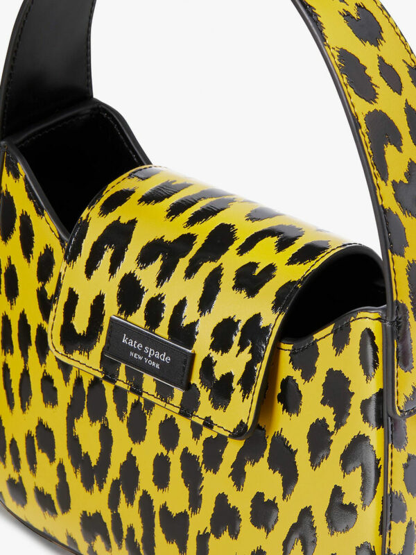 Kate Spade Sam Icon Modern Leopard Mini Hobo Bag (Wild Chamomile Multi) - Image 3