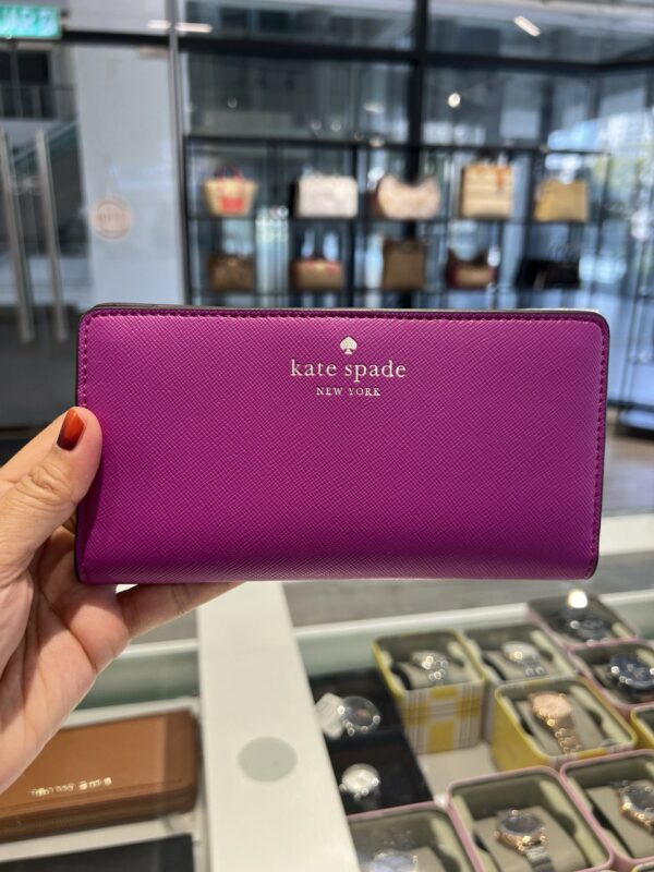 Kate Spade Schuyler Large Slim Wallet (baja Rose)