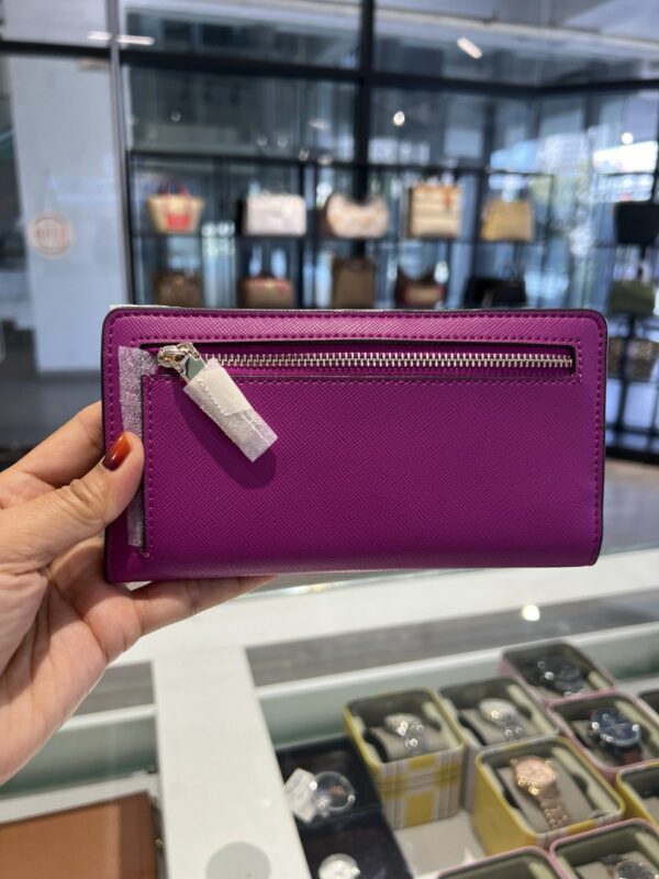 Kate Spade Schuyler Large Slim Wallet (baja Rose) - Image 3