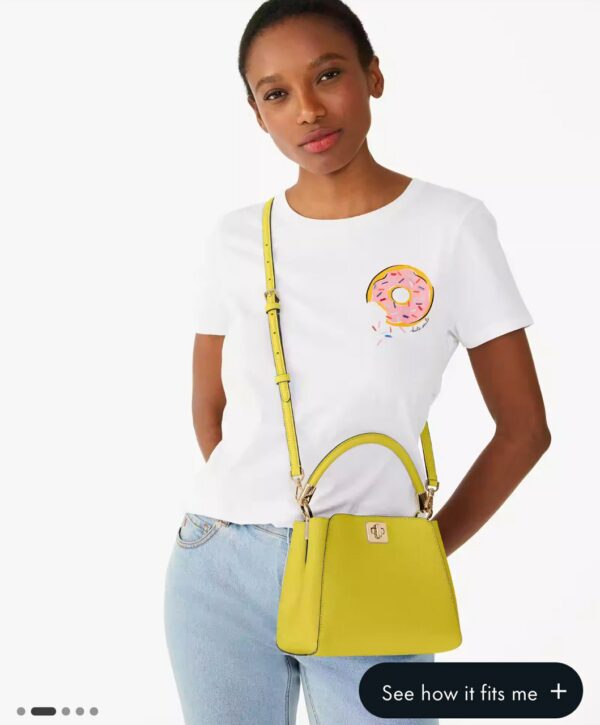 Kate Spade Phoebe Top Handle Satchel (Lime Slice) - Image 3