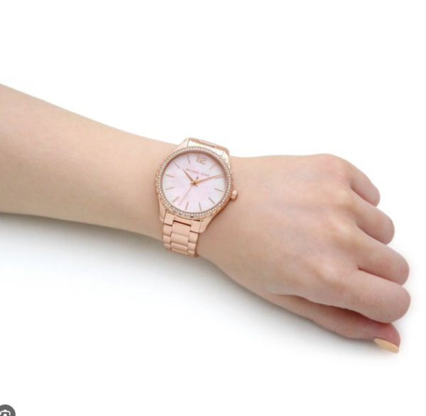 Michael Kors Layton Rose Gold Tone Dial Women Watch (mk6848) - Image 3