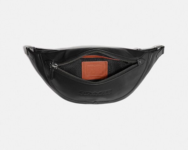 Coach League Belt Bag (Black) - Boutique Transfer - Image 4