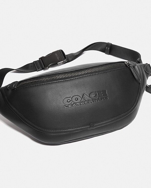 Coach League Belt Bag (Black) - Boutique Transfer - Image 2