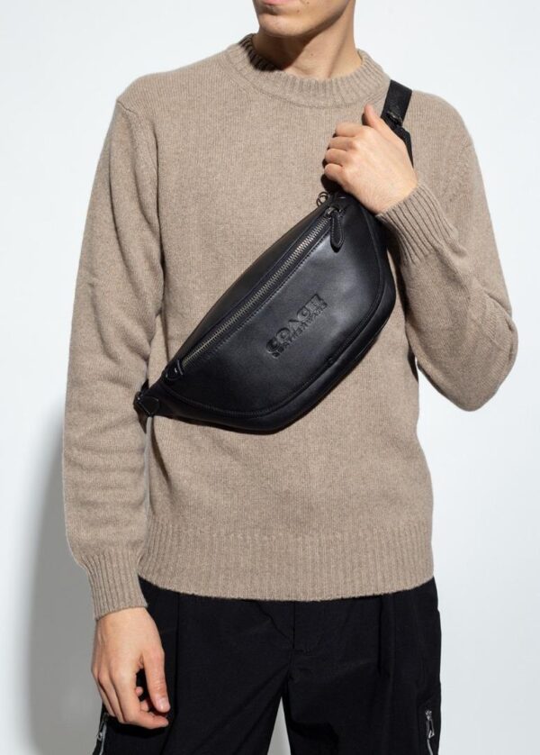 Coach League Belt Bag (Black) - Boutique Transfer - Image 5