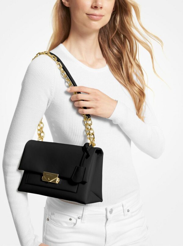 Michael Kors Cece Medium Shoulder Bag (Cream) - Image 4