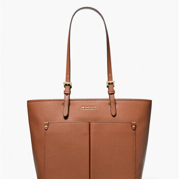 Michael Kors Jet Set Medium Pocket Tote Bag (Luggage)