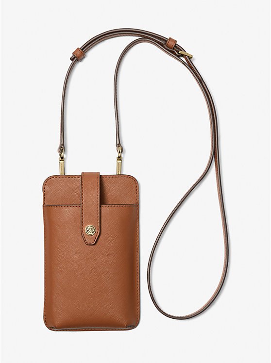 Leather smartphone crossbody bag sales