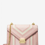 Michael Kors Whitney Medium Flap Chain Shoulder Bag (Powder Blush)