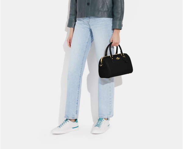 Coach Rowan Satchel (Black) - Image 5