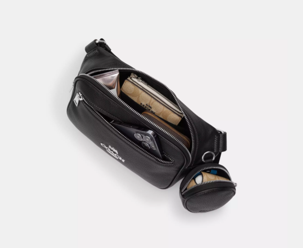 Coach Elias Belt Bag (Black) - Image 3