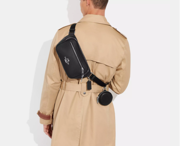 Coach Elias Belt Bag (Black) - Image 2