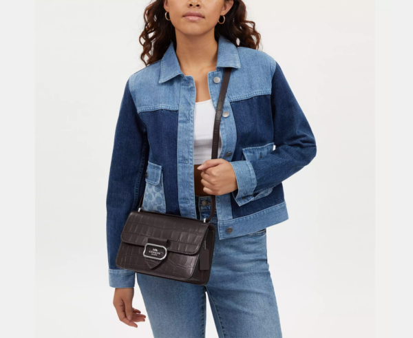 Coach Large Morgan Square Crossbody (Amethyst) - Image 2