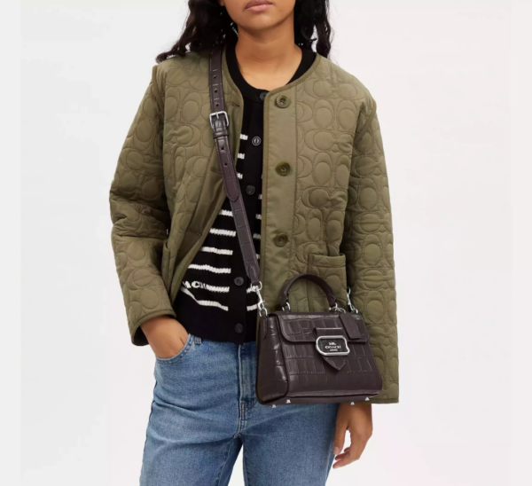 Coach Morgan Top Handle Satchel (Amethyst) - Image 3