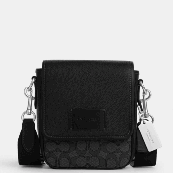 Coach Lucas Crossbody In Signature Canvas (Charcoal)