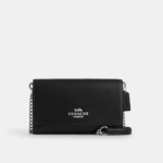 Coach Flap Clutch Crossbody (Black)