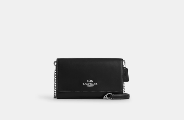 [Pre Order]- Coach Flap Clutch Crossbody (Black)