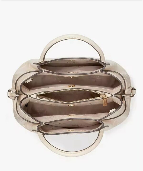 Kate Spade Dumpling Croc Embossed Small Satchel (Bare) - Image 4