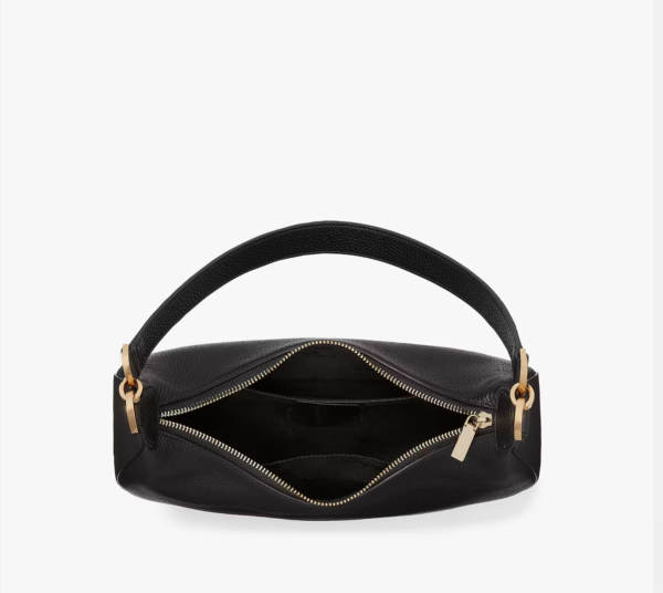 Kate Spade Janie Pebbled Leather Shoulder Bag (Black) - Image 4