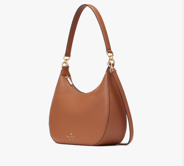 Kate Spade Janie Pebbled Leather Shoulder Bag (Gingerbread) - Image 3