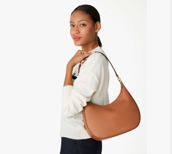 Kate Spade Janie Pebbled Leather Shoulder Bag (Gingerbread) - Image 2