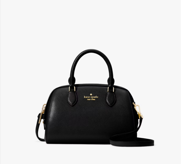 Kate Spade Spade Flower Small Dolly Duffle (Black)