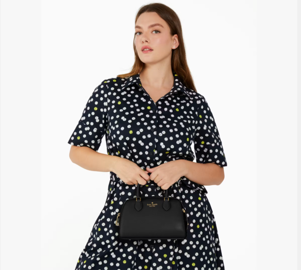 Kate Spade Spade Flower Small Dolly Duffle (Black) - Image 2