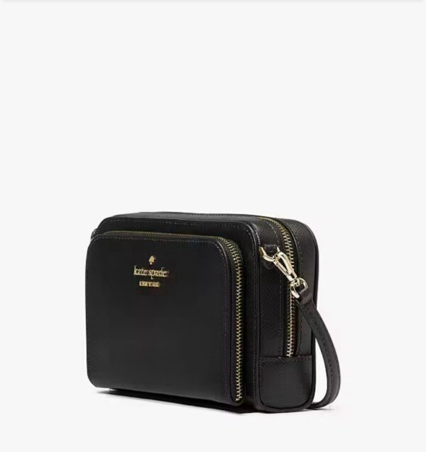 Kate Spade Staci Dual Zip Around Crossbody (Black) - Image 3