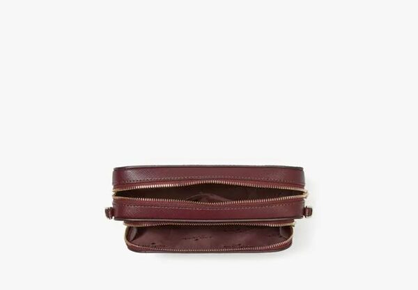 Kate Spade Staci Dual Zip Around Crossbody (Grenache) - Image 3