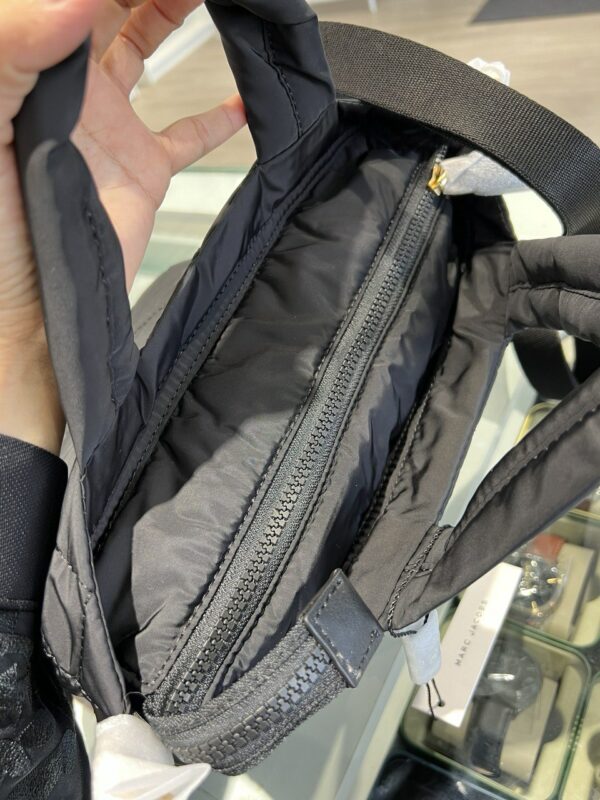 Marc Jacobs Quilted Nylon Mini Tote (Black) - Image 3